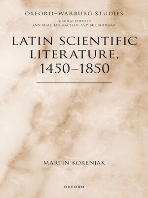 cover image of Latin Scientific Literature, 1450-1850
